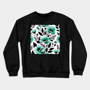 Poppy Flower Crewneck Sweatshirt